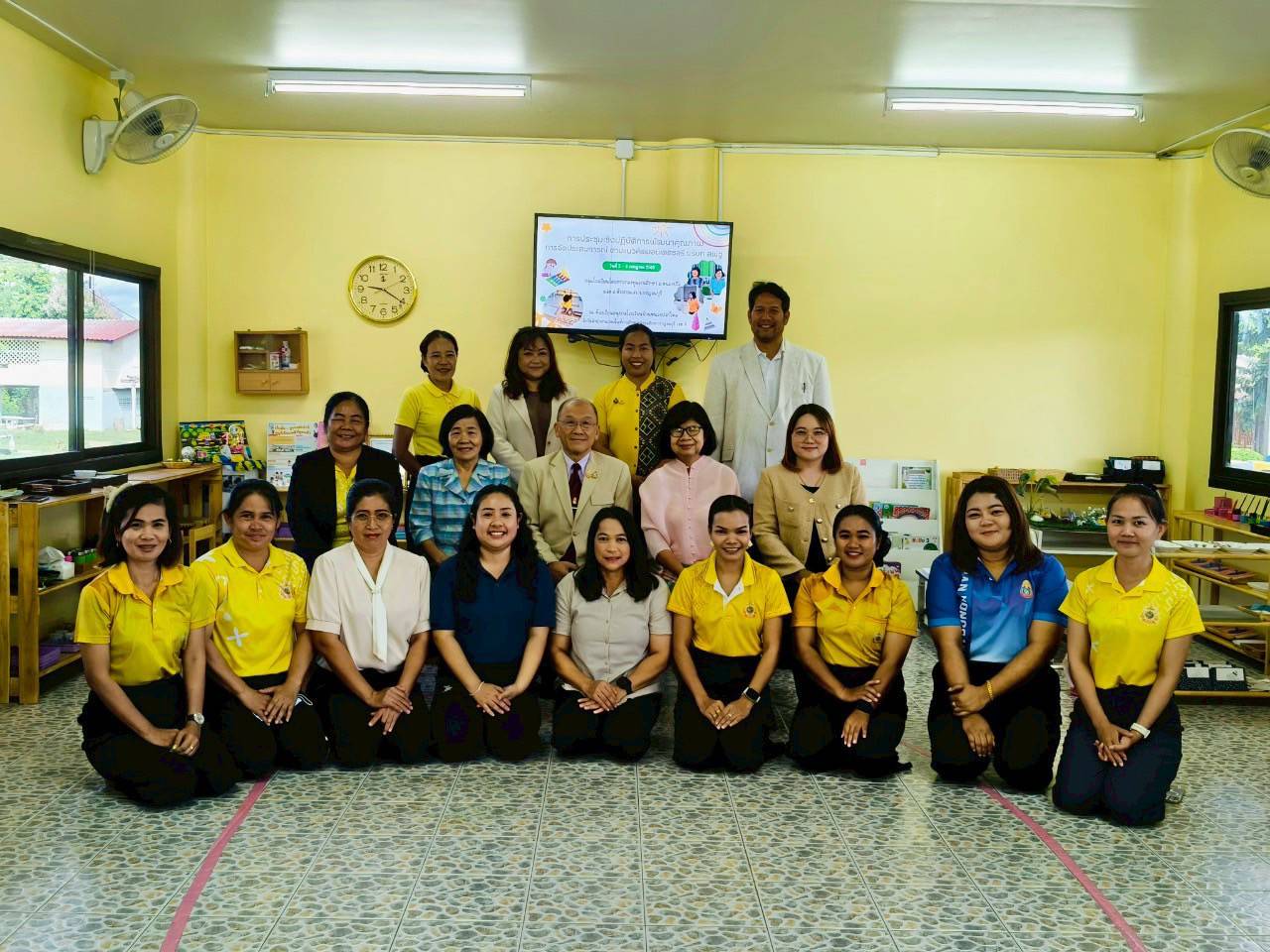 เครือข่ายโรงเรียนร่วมประชุมเชิงปฏิบัติการ วางแผนพัฒนาการจัดประสบการณ์ปฐมวัยตามแนวคิดมอนเตสซอรี