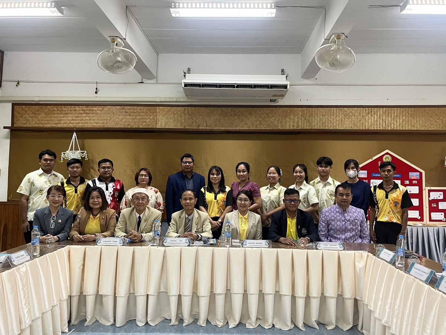 วันที่ 27 มี.ค. 67 คณะนิเทศ ติดตาม โรงเรียนในโครงการกองทุนการศึกษา ตรวจเยี่ยมโรงเรียนอุดมสิทธิศึกษา ตามผลการปฏิบัติงานในระยะที่ 3-4